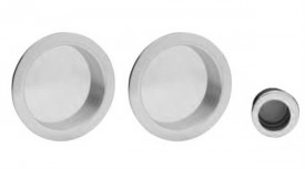 Manital ART54.ACP Sliding Door Flush Pull Set Polished Chrome 45.27